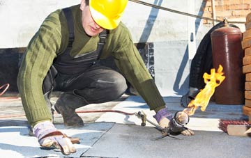 Ringsfield Corner flat roof construction